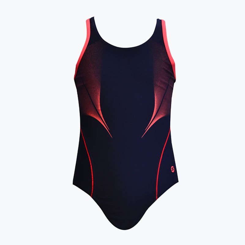 Жіночий злитий купальник RAS Cleo Classic Back темно-синій