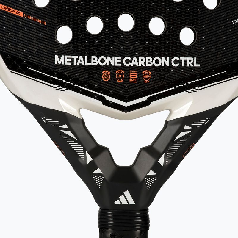 Ракетка для паделя adidas Metalbone Carbon CTRL 2026 white/black 8