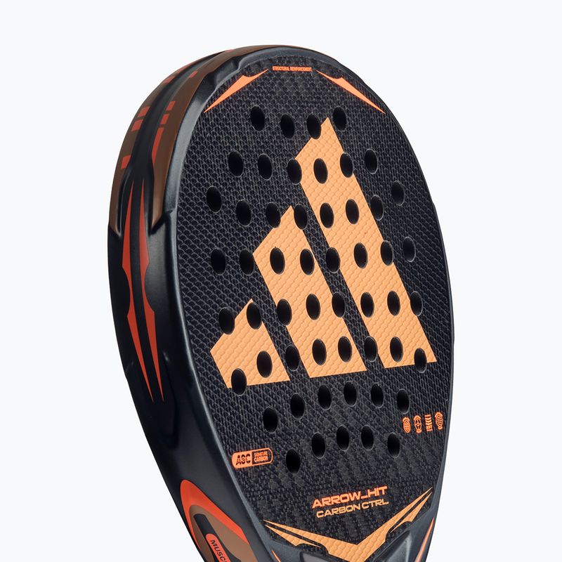 Ракетка для паделя adidas Arrow Hit Carbon CTRL anthracite/orange 5