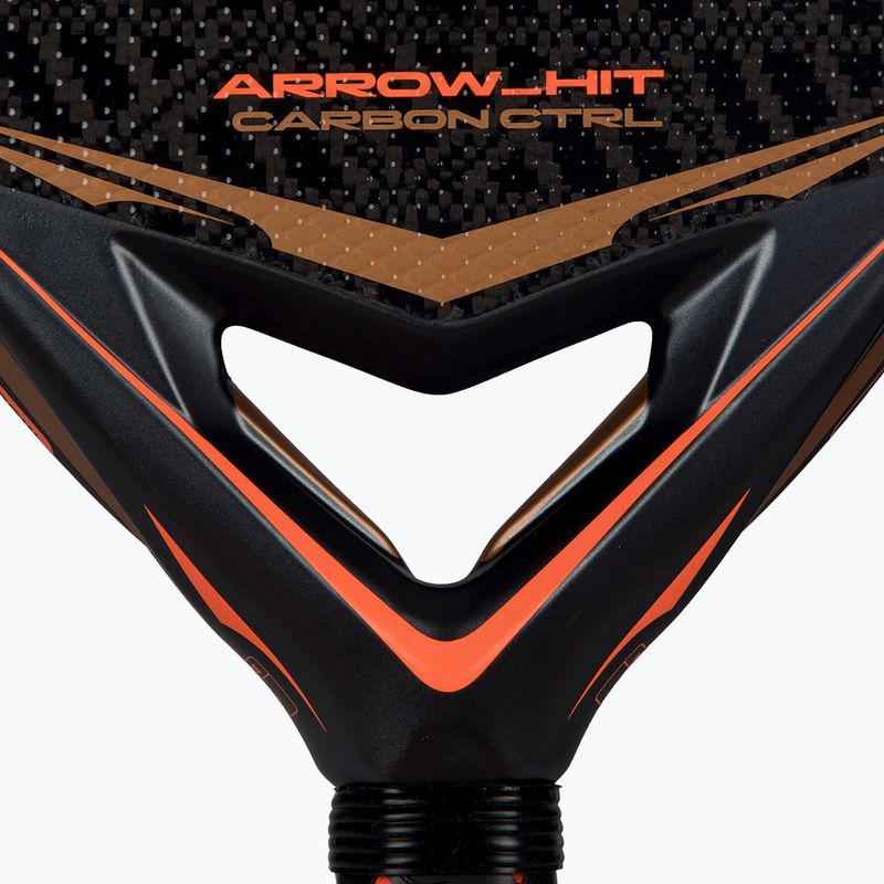 Ракетка для паделя adidas Arrow Hit Carbon CTRL anthracite/orange 7
