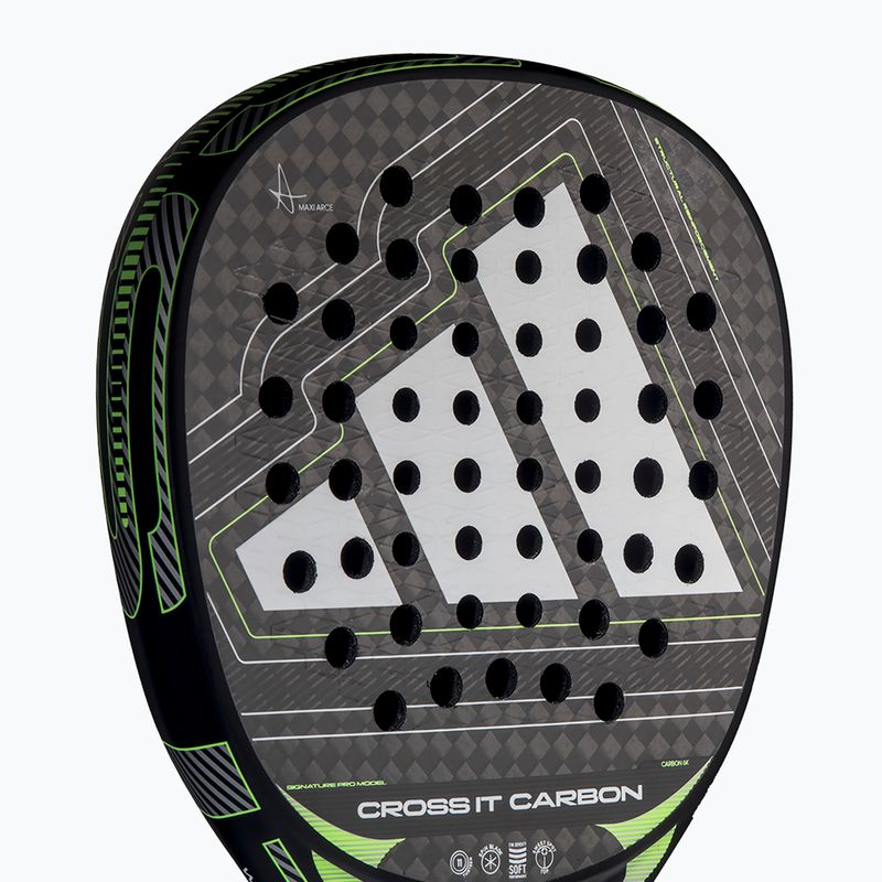 Ракетка для паделя adidas Cross IT Carbon 2026 black/lime 5