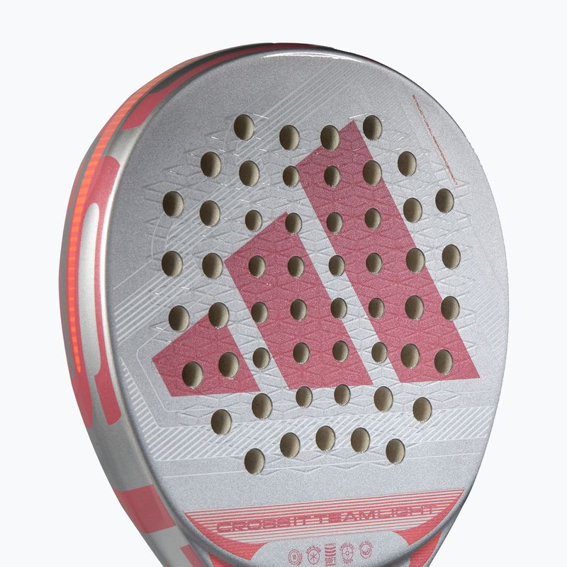 Ракетка для паделя adidas Cross IT Team Light 2026 white/pink 5