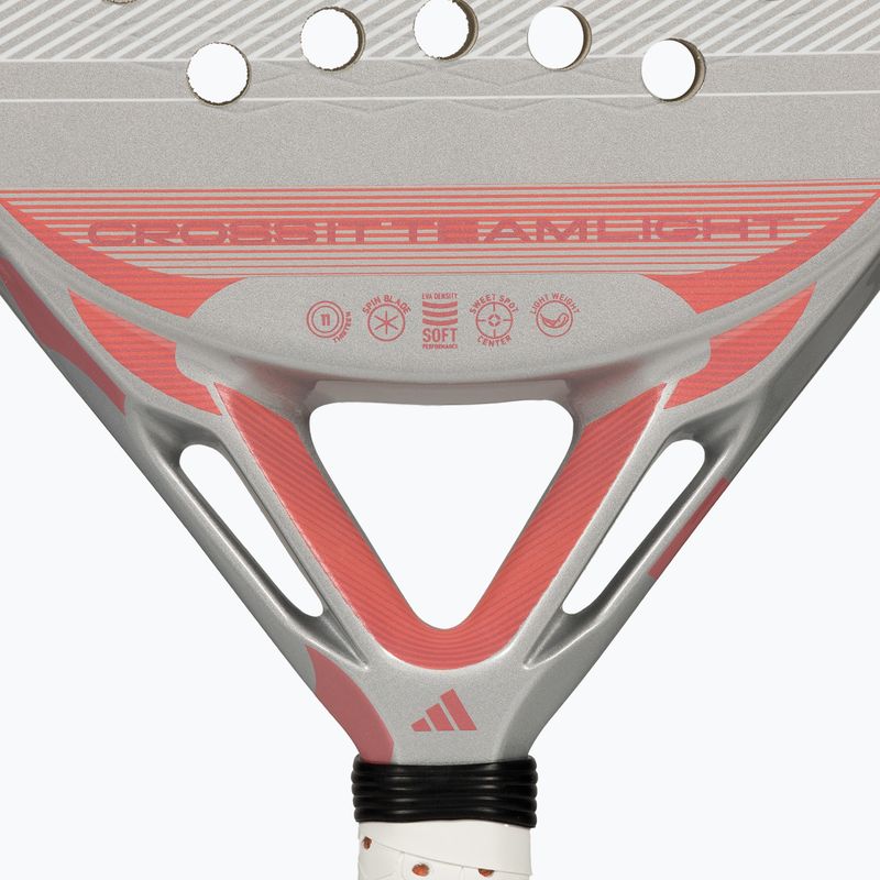 Ракетка для паделя adidas Cross IT Team Light 2026 white/pink 7