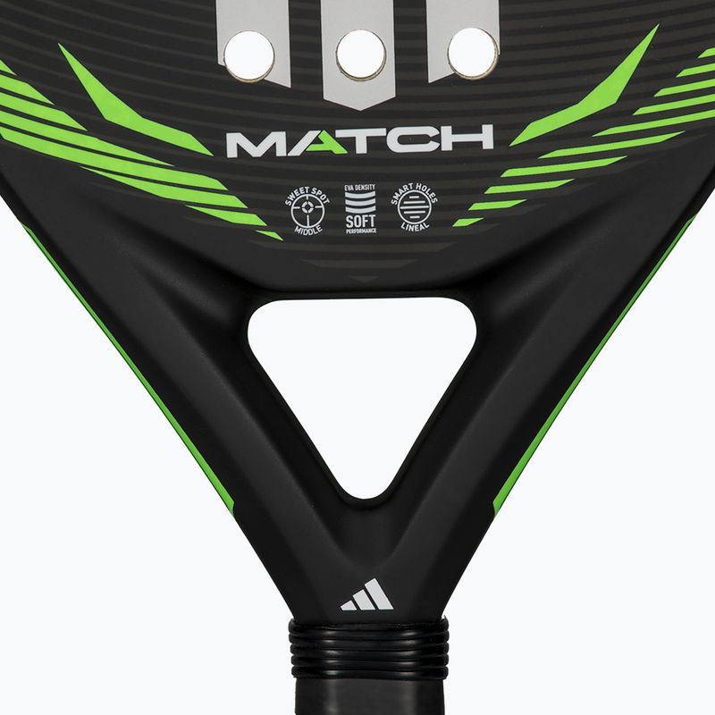 Ракетка для паделю adidas Match 2026 black/lime 5