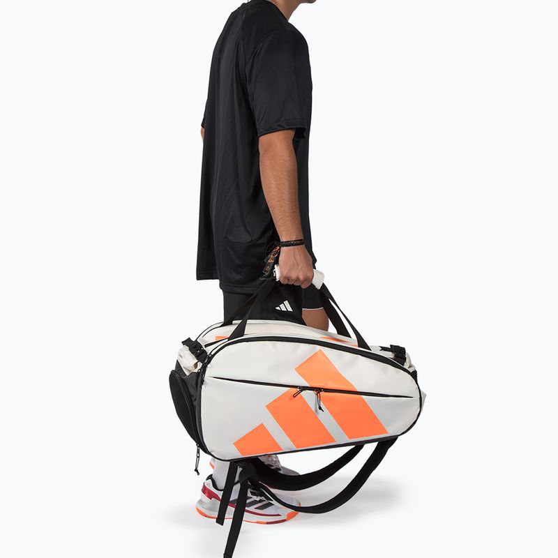 Сумка для падлу adidas Multigame Racket Bag 2026 off white/orange 5