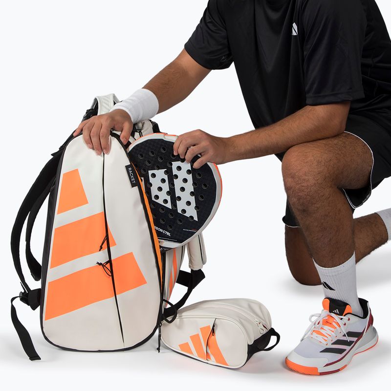 Сумка для падлу adidas Multigame Racket Bag 2026 off white/orange 7