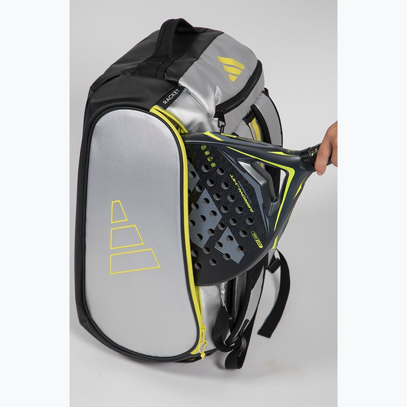 Сумка для паделю adidas Tour Racket Bag 2026 54 л silver/lime 7