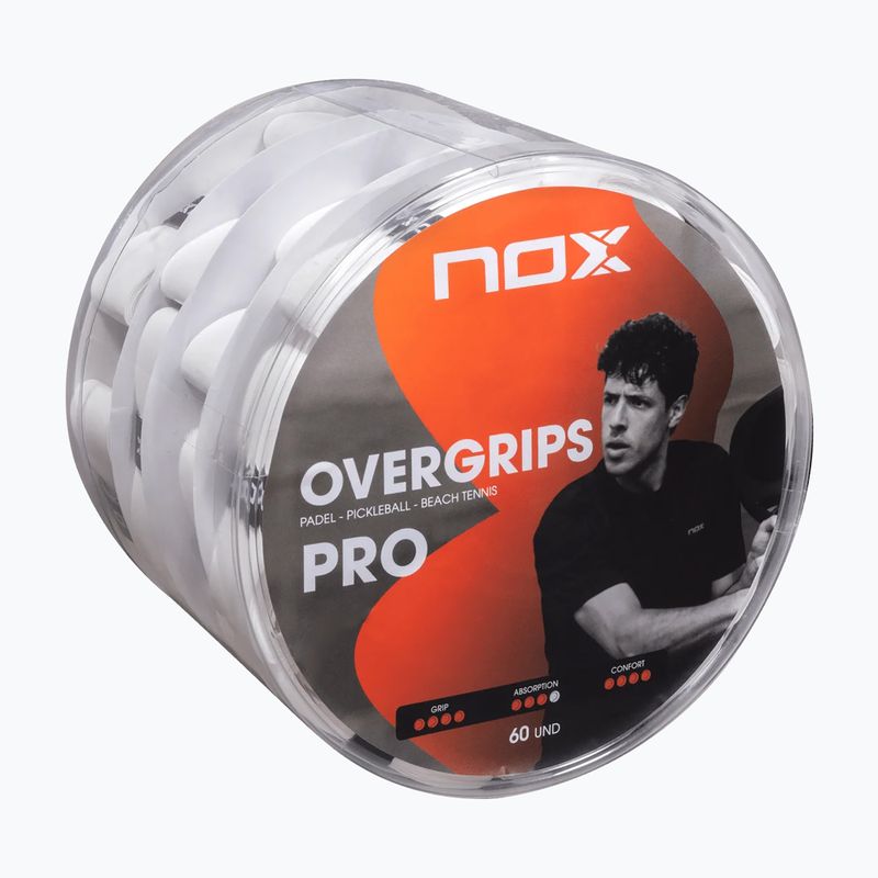 Обмотки для паделя NOX Pro Overgrip 60 pack white 2