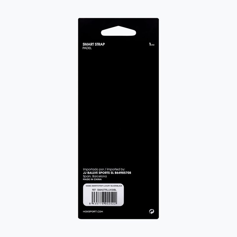 Ремінець на запястя NOX Luxury Smartstrap silver/black 2