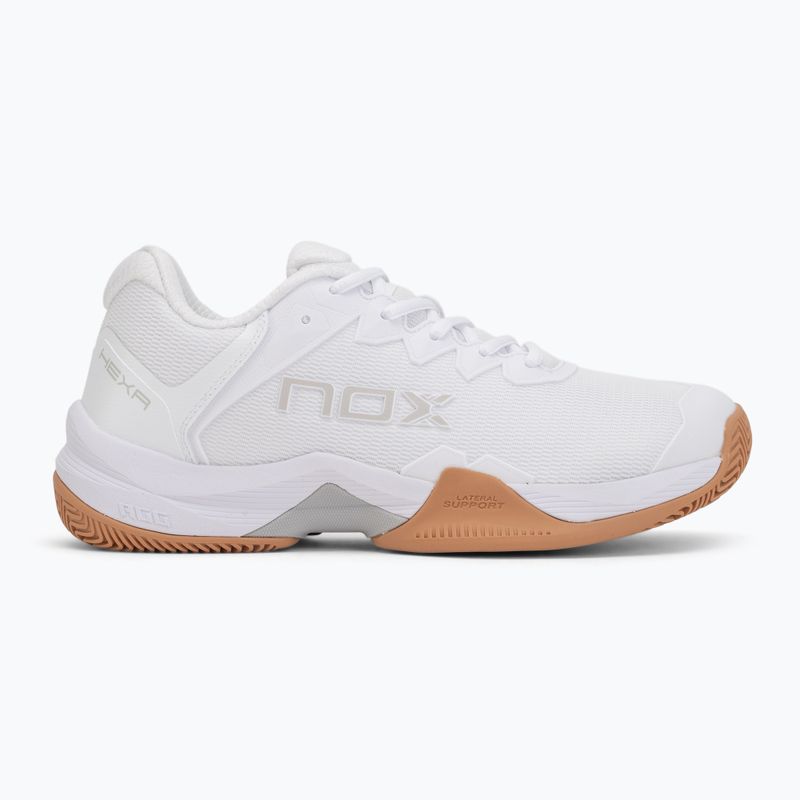 Кросівки для паделю NOX ML10 Hexa white/gum rubber 2