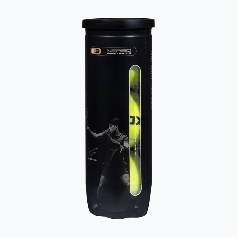М'ячі для паделю NOX Nerbo Speed 3B 3 pack yellow 2