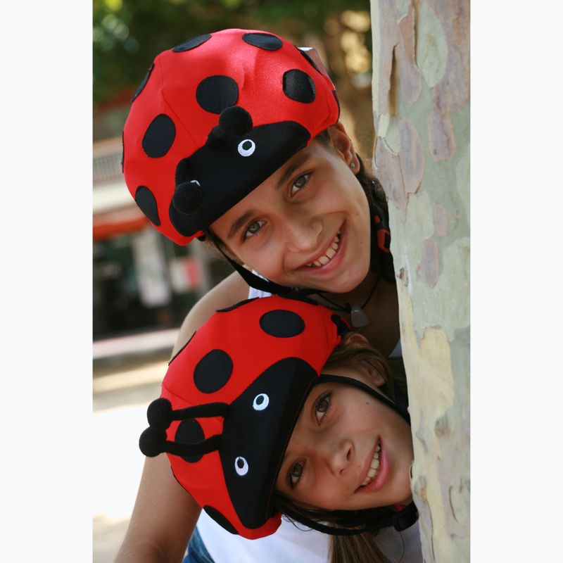 Накладка на шолом  COOLCASC Ladybird червона 001 7