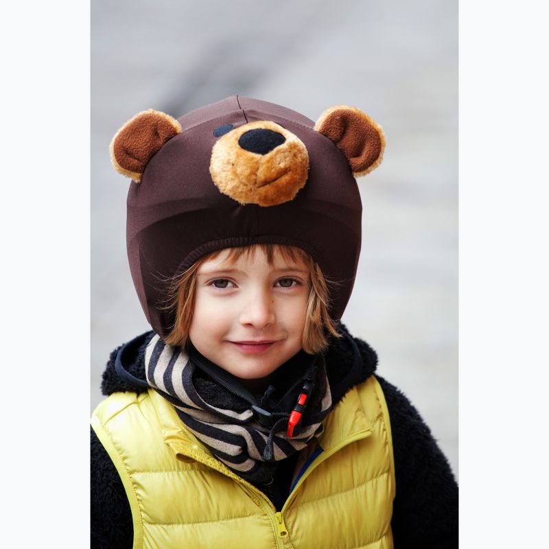 Накладка на шолом  COOLCASC Teddy Bear коричнева 6 7
