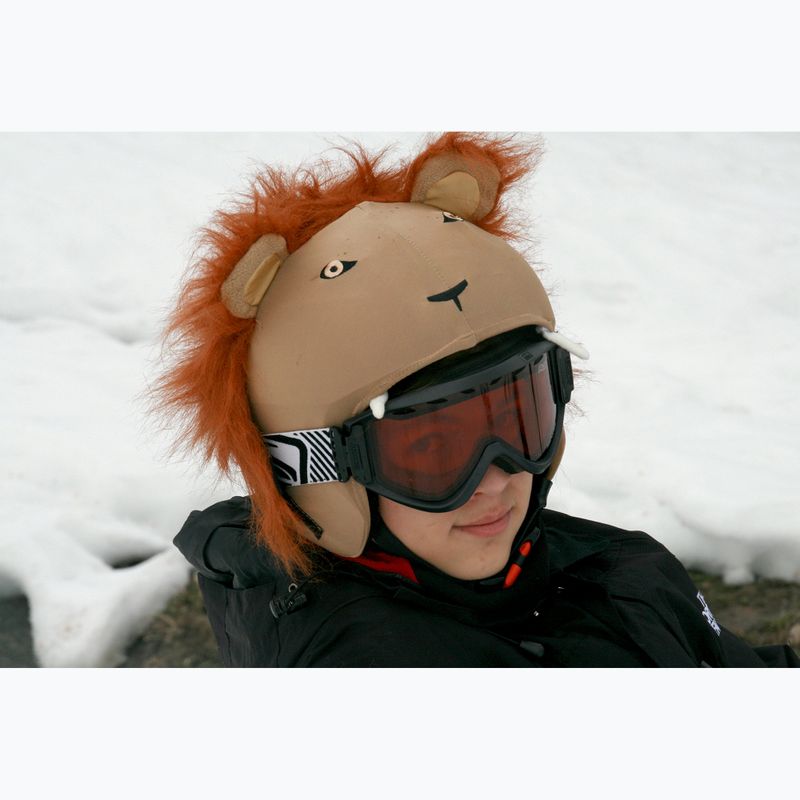 Накладка на шолом  COOLCASC Lion коричнева 23 8