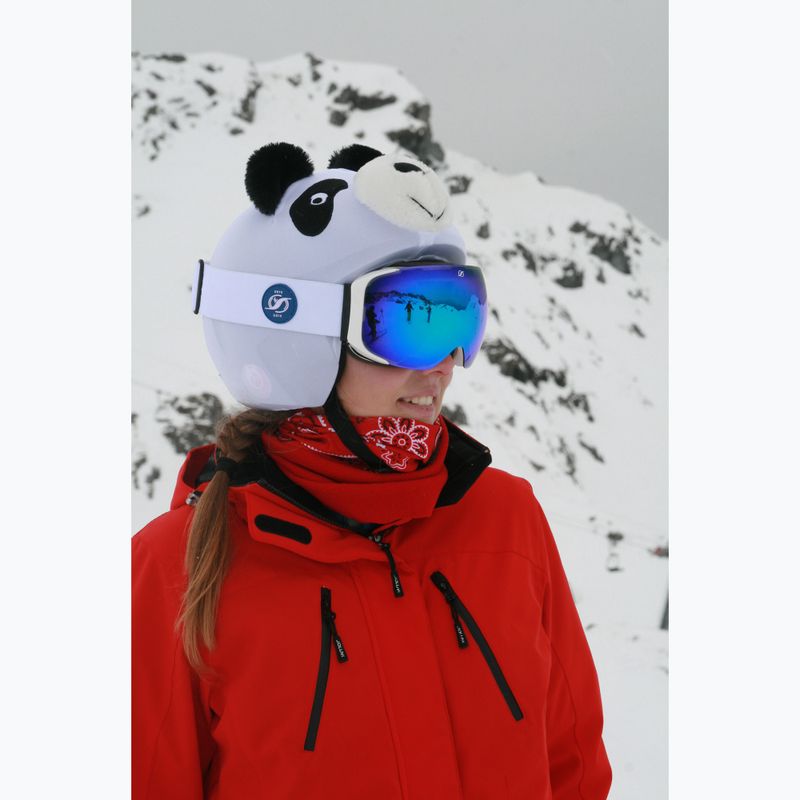 Накладка на шолом  COOLCASC Panda Bear біла 42 7