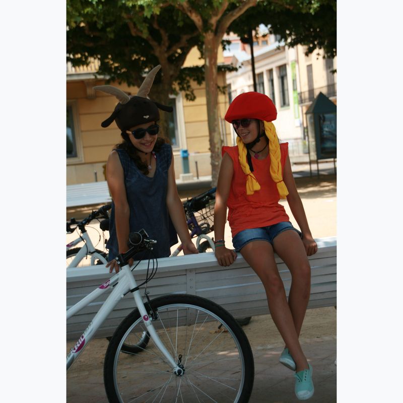 Накладка на шолом  COOLCASC Little red hood червона S071 9