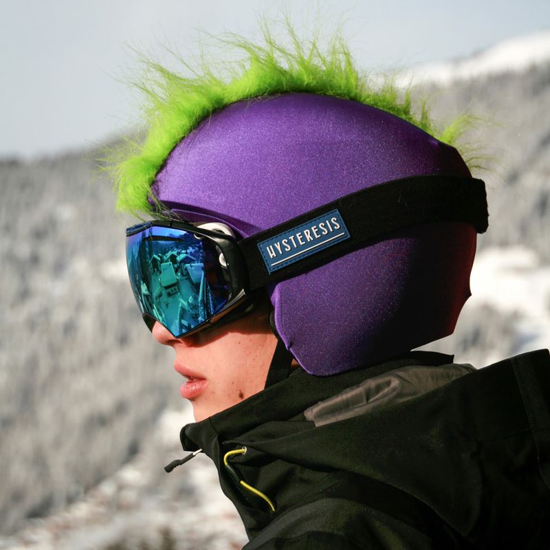 Накладка на шолом Coolcasc Green Mohican 7