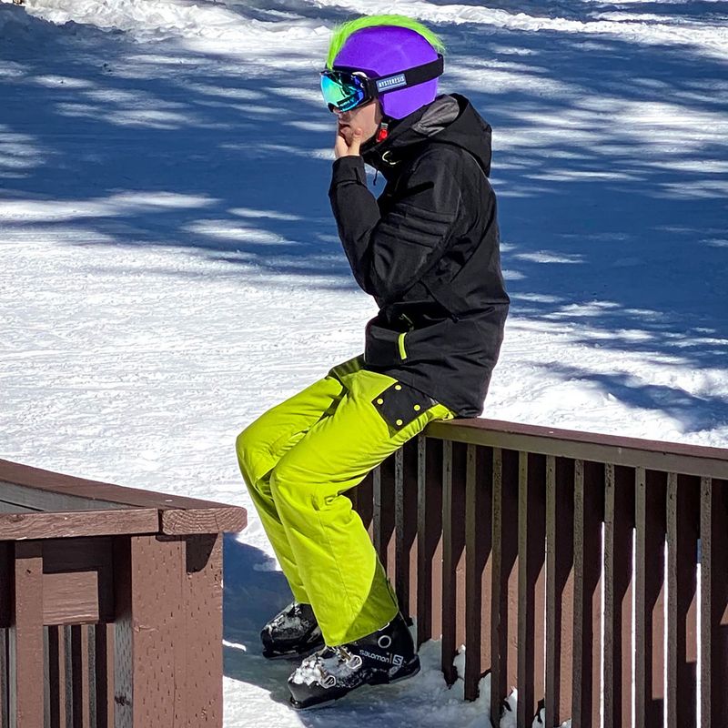 Накладка на шолом Coolcasc Green Mohican 9