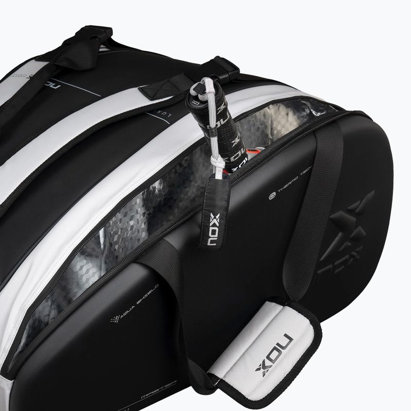 Сумка для паделя NOX Luxury Master Series Padelbag 60 l white/black 6