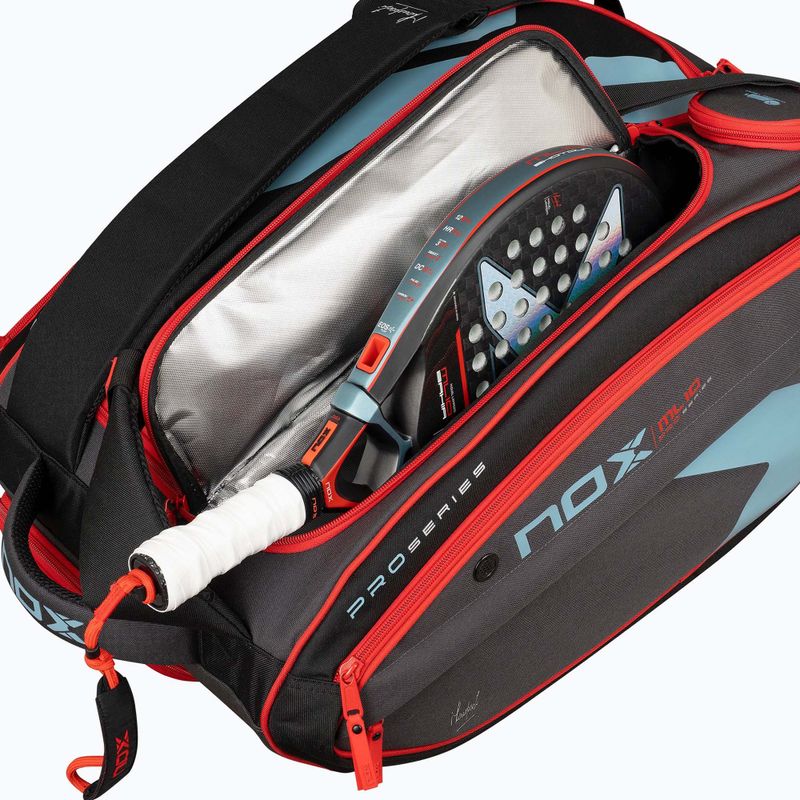 Сумка для паделя NOX ML10 Competition XL Compact Padelbag 80 l grey/black/orange 7