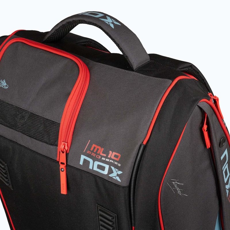 Сумка для паделя NOX ML10 Competition XL Compact Padelbag 80 l grey/black/orange 9
