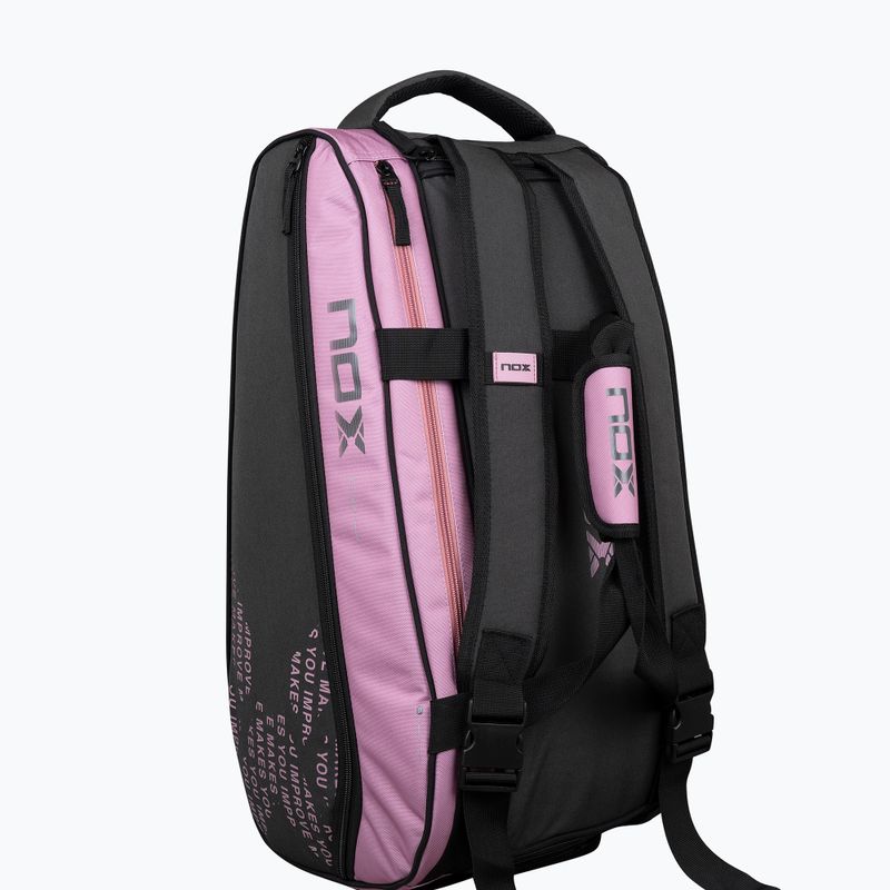 Сумка для паделю NOX Street Series 45 л grey/pink 6