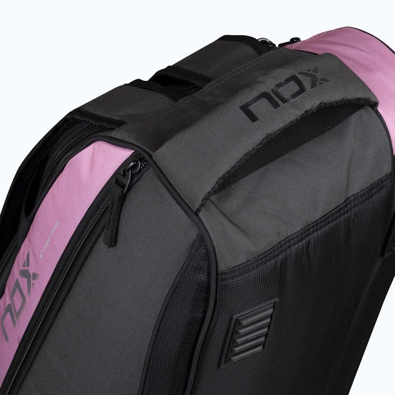Сумка для паделю NOX Street Series 45 л grey/pink 10
