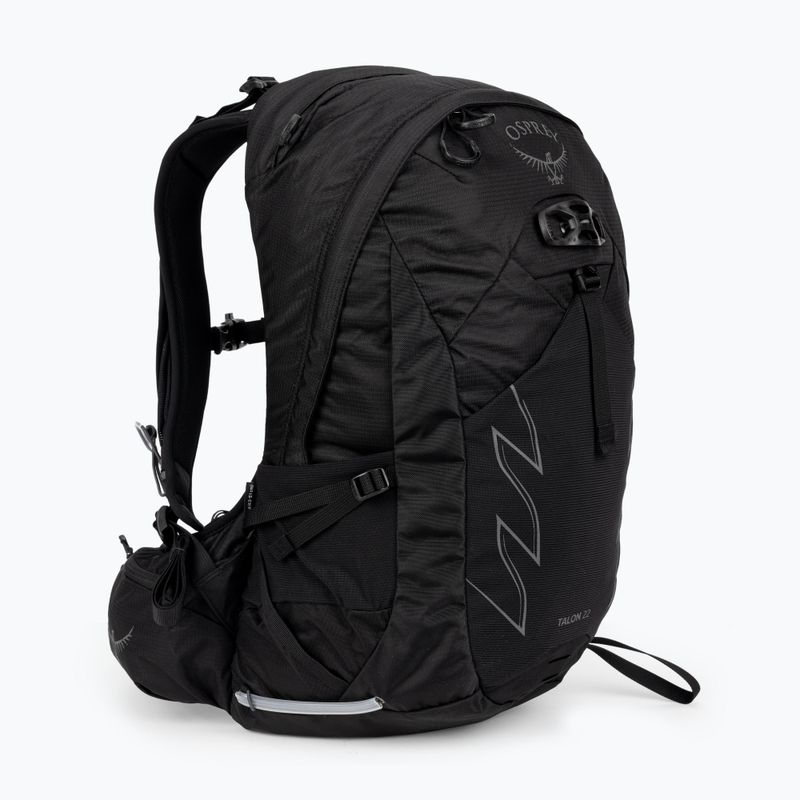 Рюкзак туристичний чоловічий Osprey Talon 22 l stealth black 2