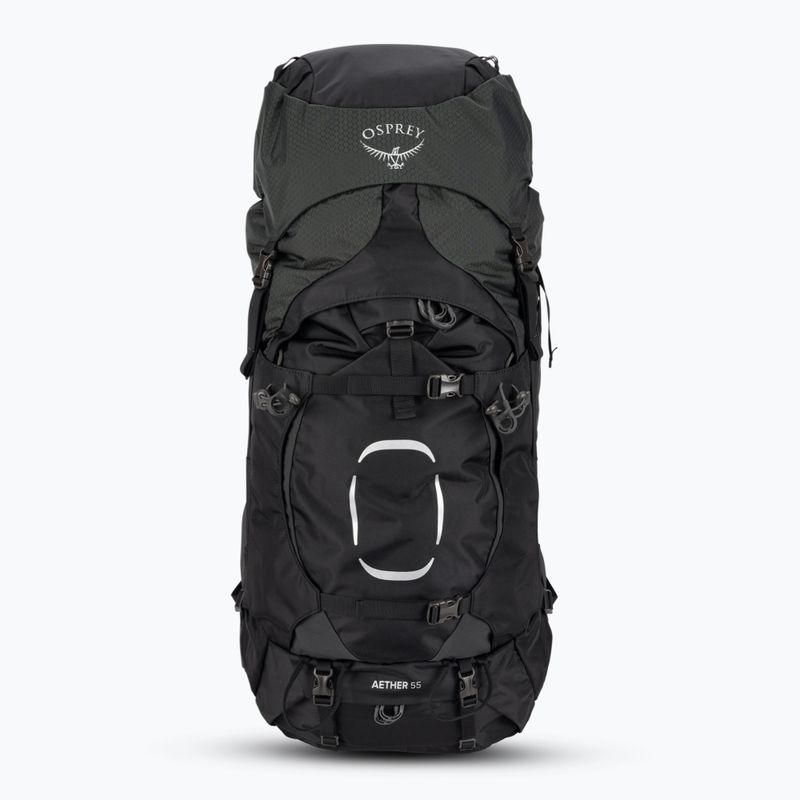 Рюкзак трекінговий чоловічий Osprey Aether 55 l black