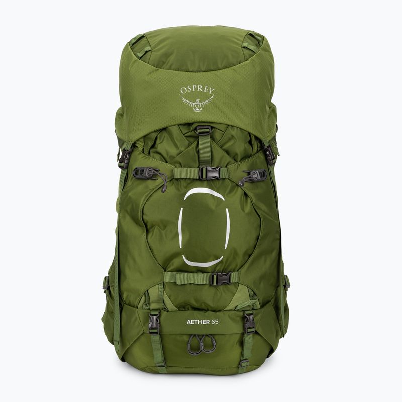 Рюкзак трекінговий чоловічий Osprey Aether 65 l garlic mustard green