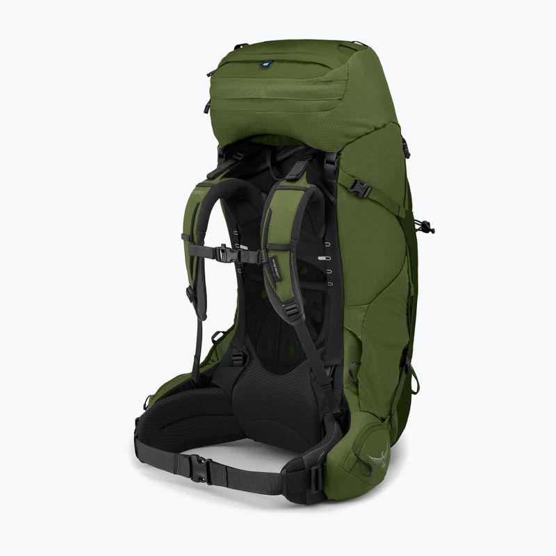 Рюкзак трекінговий чоловічий Osprey Aether 65 l garlic mustard green 6