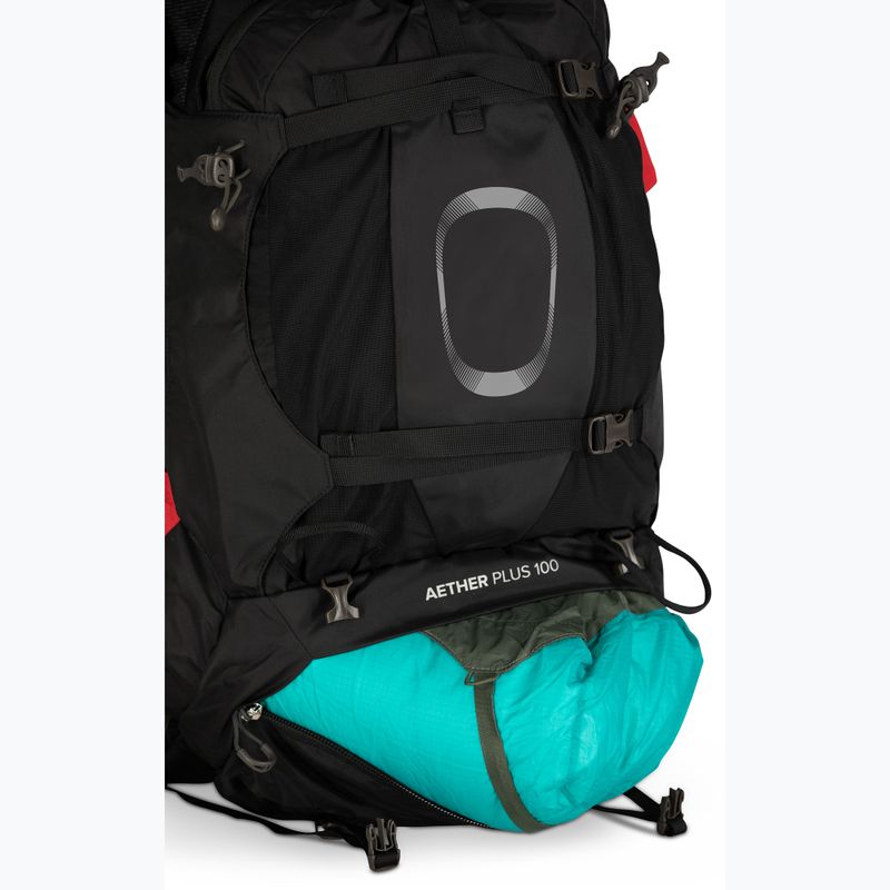 Рюкзак трекінговий чоловічий Osprey Aether Plus 100 л black 6