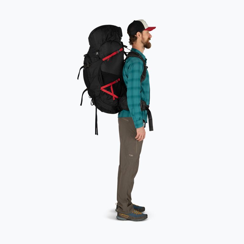 Рюкзак трекінговий чоловічий Osprey Aether Plus 100 л black 12