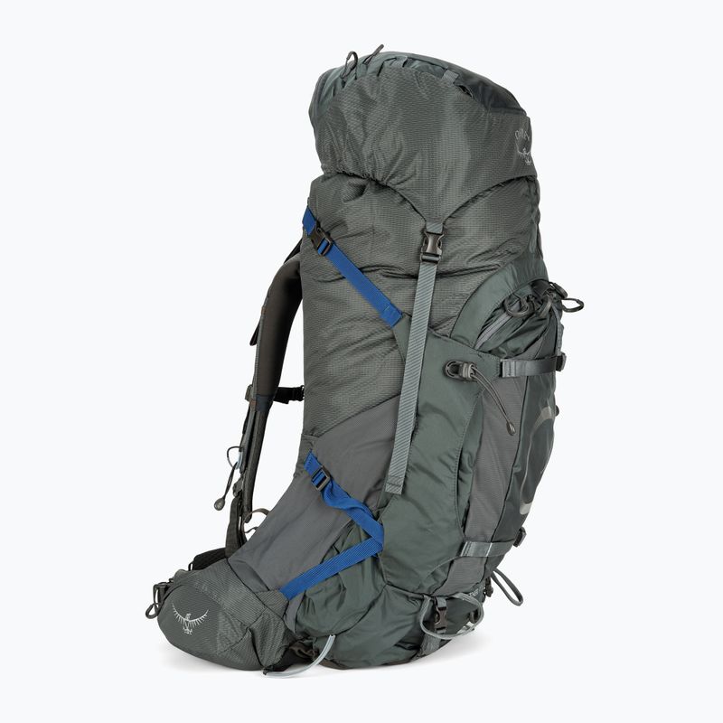Рюкзак трекінговий чоловічий Osprey Aether Plus 70 l eclipse green 2