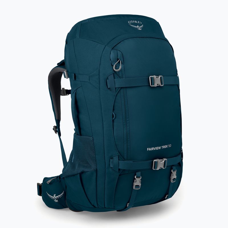 Жіночий трекінговий рюкзак Osprey Fairview Trek 50 л нічні джунглі синій 2