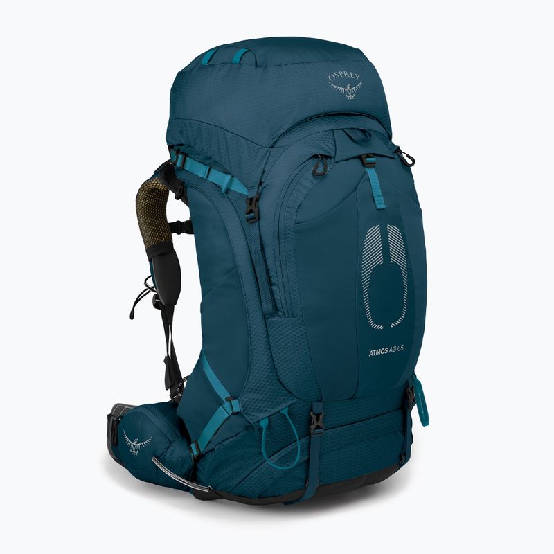 Рюкзак трекінговий чоловічий Osprey Atmos AG 65 l блакитний 10004001 5