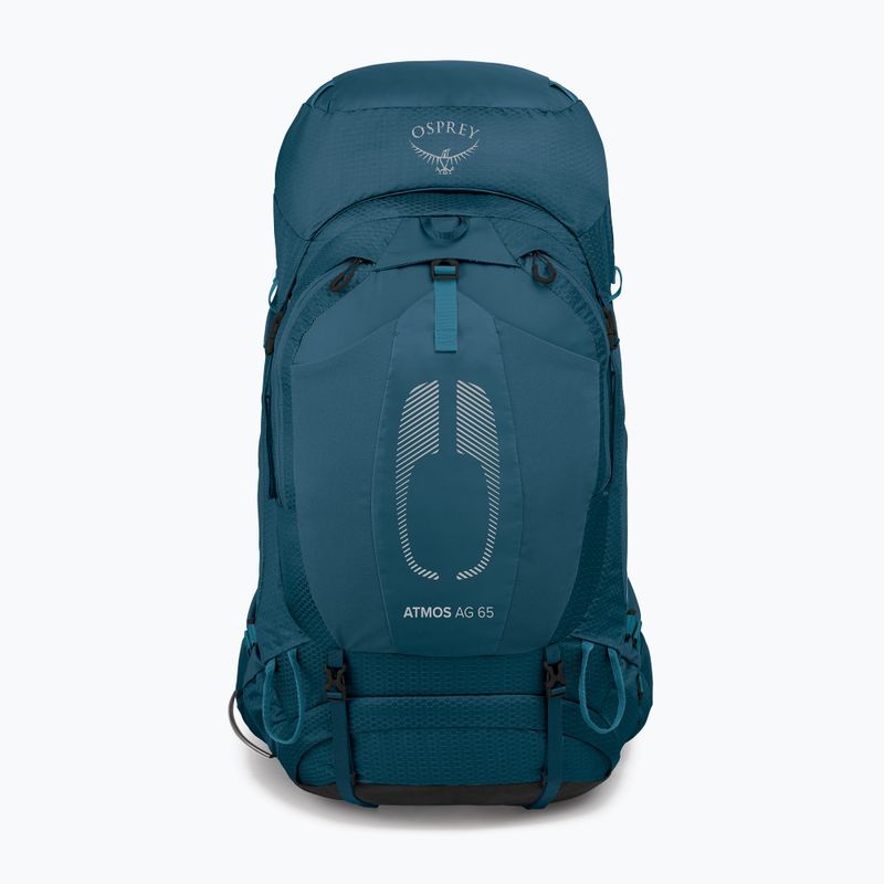 Рюкзак трекінговий чоловічий Osprey Atmos AG 65 l блакитний 10004001 6