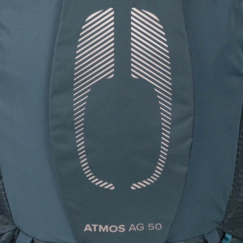 Рюкзак трекінговий чоловічий Osprey Atmos AG 50 l блакитний 10004006 4