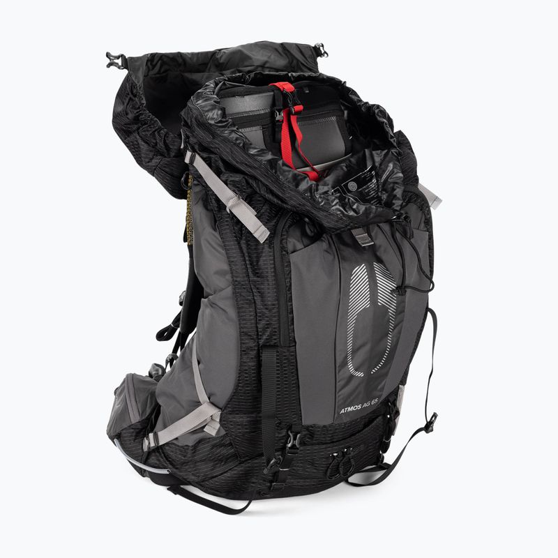 Рюкзак трекінговий чоловічий Osprey Atmos AG 65 l чорний 10003999 8