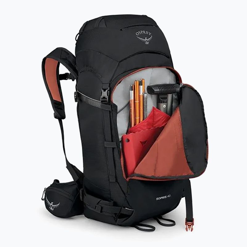 Рюкзак гірський жіночий Osprey Sopris 40 л black 3