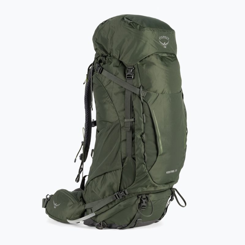 Рюкзак трекінговий чоловічий Osprey Kestrel 58 l зелений 10004757 2