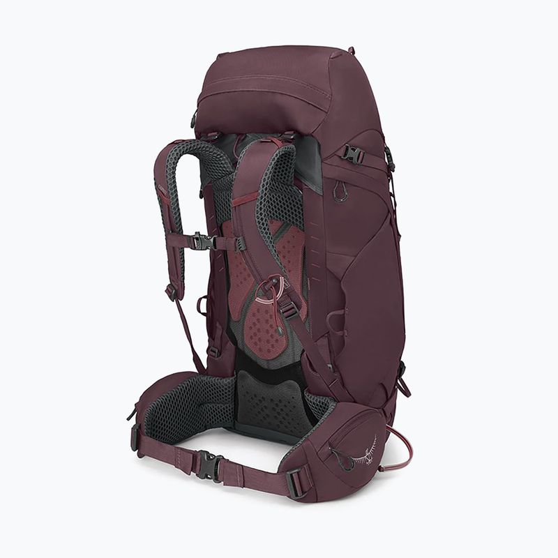 Рюкзак трекінговий жіночий Osprey Kyte 48 elderberry purple 8