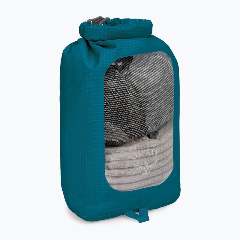 Сумка водонепроникна Osprey DrySack w/Window 6 л waterfront blue 2