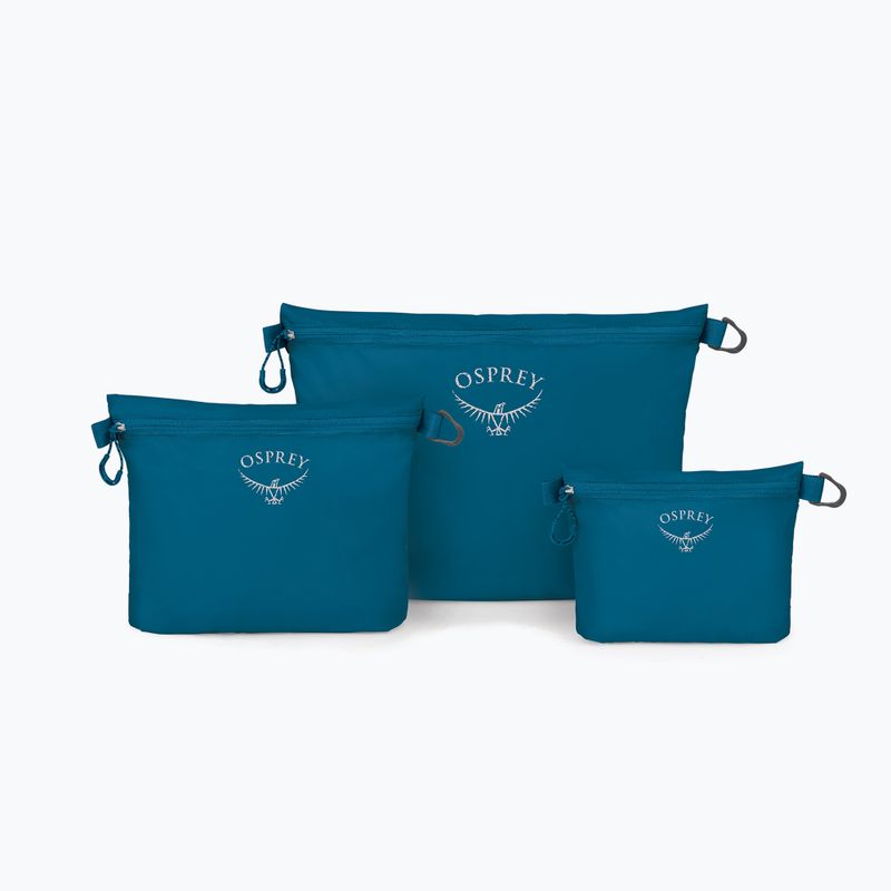 Набір органайзерів Osprey Ultralight Zipper Sack Set 3 шт. waterfront blue