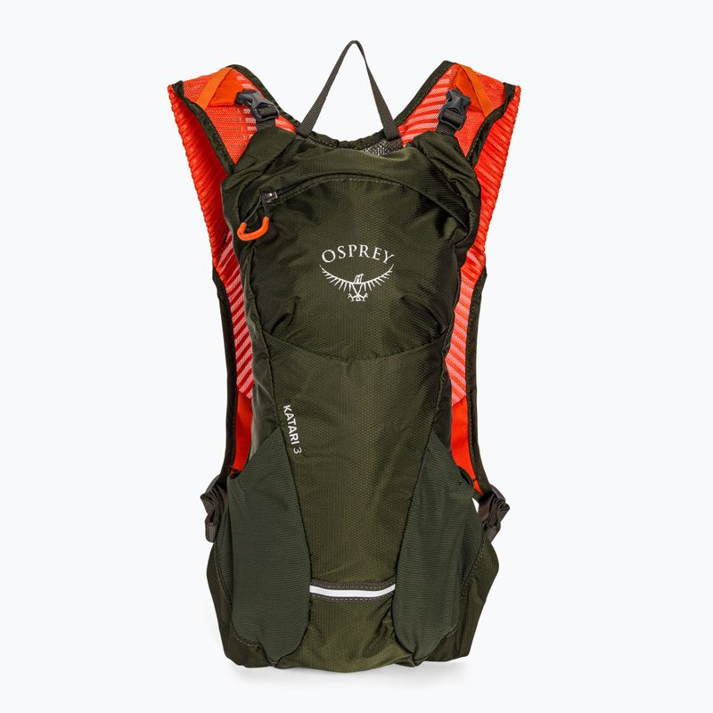 Рюкзак велосипедний чоловічий Osprey Katari 3 l зелений 10005011