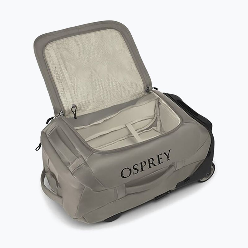 Валіза дорожня Osprey Transporter Wheeled Duffel 40 л tan concrete 3