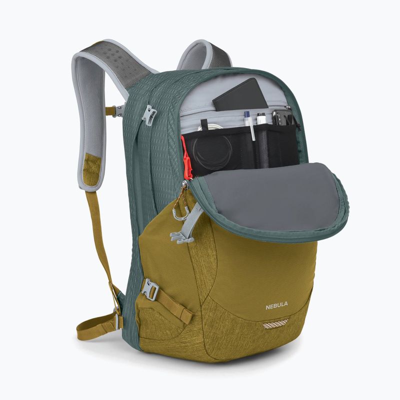 Міський рюкзак Osprey Nebula 32 л зелений тунель/коричневий коричневий 4