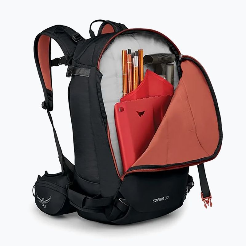 Рюкзак гірський жіночий Osprey Sopris 30 л black 5