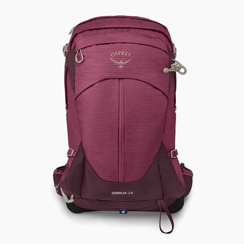 Рюкзак туристичний жіночий Osprey Sirrus 24 л elderberry purple / chiru tan