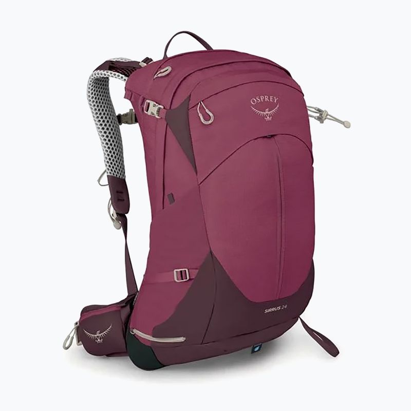 Рюкзак туристичний жіночий Osprey Sirrus 24 л elderberry purple / chiru tan 3